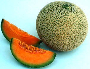 Variedad de melón Cantalupo, (Cucumis melo cantalupensis), con origen en el pueblo italiano del mismo nombre