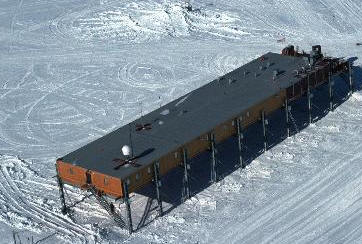 Base Halley. Fuente: www.antarctica.ac.uk