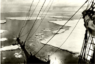 El Endurance intentando alcanzar un claro