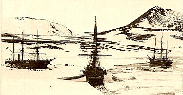 El Discovery a punto de reunirse con el Morning y Terra Nova