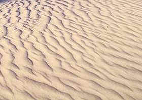 arena, meteorización de la roca madre