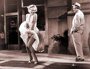 Marilyn monroe en una escena inmortalizada