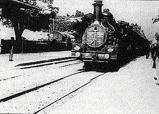 Llegada del tren a la estación