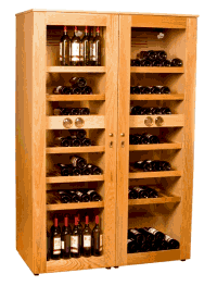 Armario climatizado para conservación del vino