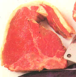 La chuleta de lomo bajo con solomillo