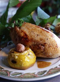 Acompañamiento de los platos de ánade