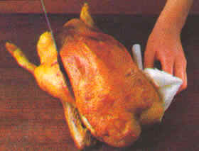 Cómo trinchar y servir ánades