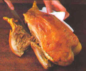 Cómo trinchar y servir ánades