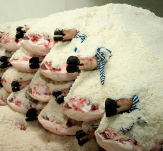 Proceso de salado de jamones