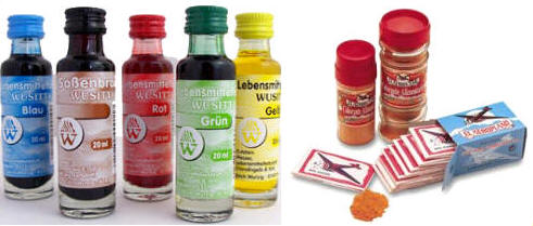 Colorantes artificiales