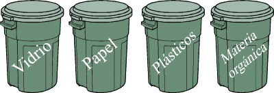 Los residuos sólidos se separarán según su composición
