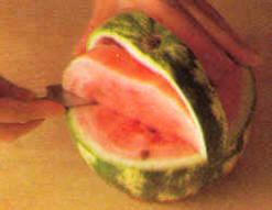 Cestillos de melón o sandía