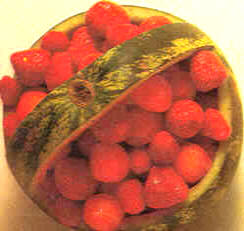 Cestillos de melón o sandía