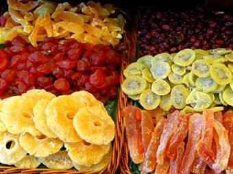 Frutas desecadas variadas