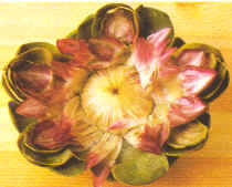 Preparación de las alcachofas