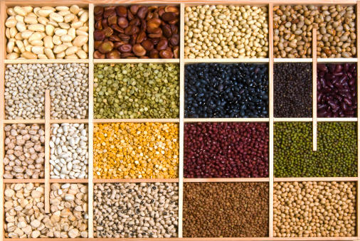Legumbres secas variadas