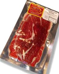 Jamón en lonchas, envasado al vacío