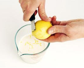 Elaboración yogur de limón