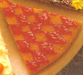 Tarta: decoración diseño de rejilla