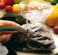 Descongelación de frutas