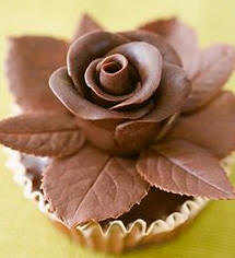 Rosa de chocolate