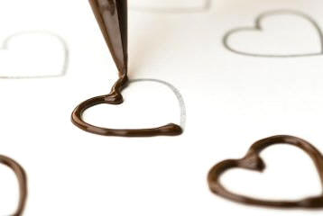 Hilos de chocolate para decoración a cartucho