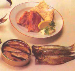 Sardinetas ahumadas al calor