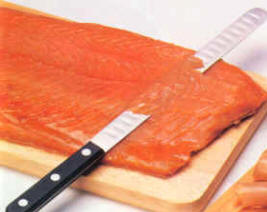 Salmón ahumado en frío