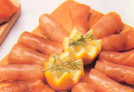 Trucha asalmonada ahumada en frío