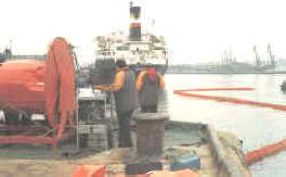 barrera de contención del hidrocarburo 