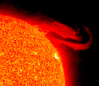 En la cromosfera se producen los inmensos chorros de gases incandescentes