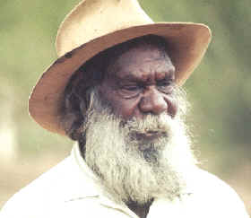 Anciano aborigen, un grupo étnico muy minoritario en Australia