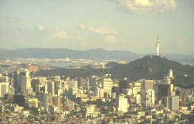 Vista de la ciudad de Seúl