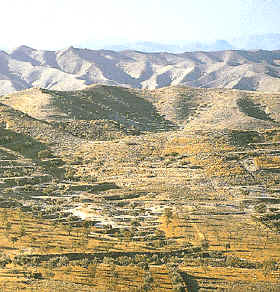 Los Filabres es una de las zonas más áridas de España debido a su bajo índice de precipitaciones