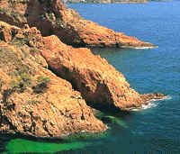 El acantilado y la plataforma litoral son las formas erosivas más características en el medio litoral