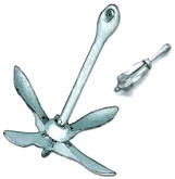 Ancla plegable o rezón plegable