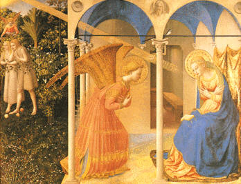 La Anunciación, de Fra Angélico - Museo del Prado