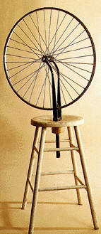 Rueda de bicicleta, de Marcel Duchamp (Museo de Arte moderno, Nueva York)