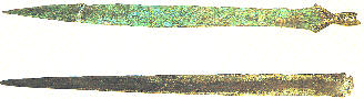 Espadas de de la Edad de Bronce (Museo Arqueológico de Orense)