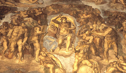 El Juicio final, de Miguel Ángel (Capilla Sixtina)
