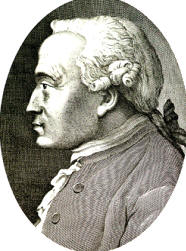 Emmanuel Kant según un grabado de la época [Biografía]