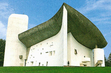 Iglesia de Notre-Dame de Ronchamp. Le corbusier.