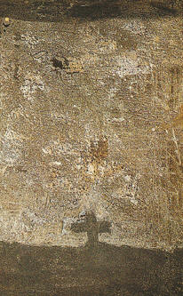 Pintura, de Antoni Tapies Tàpies (Museo de Arte Contemporáneo, Madrid)