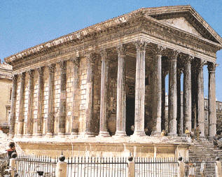 Templo romano de Nimes (Francia)