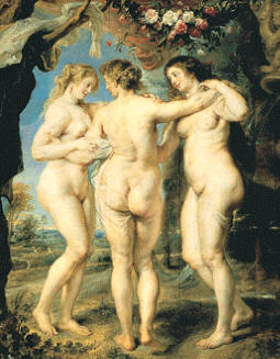 Las Tres Gracias, de Rubens