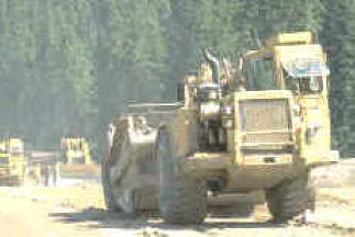 construcción, movimientos de tierras 