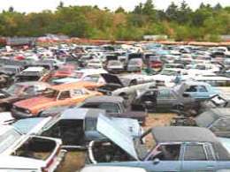 desechos, desguace de vehículos