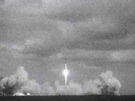 lanzamiento del Sputnik en 1957 