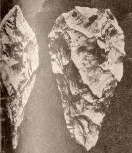 DOBLE FUNCION. Piedras astilladas fueron armas y herramientas de trabajo.