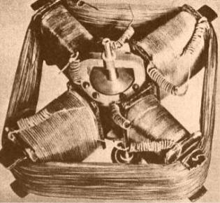 CAMPO MAGNETICO ROTATORIO. Invento de Galileo Ferraris. Facilitó la construcción de alternadores